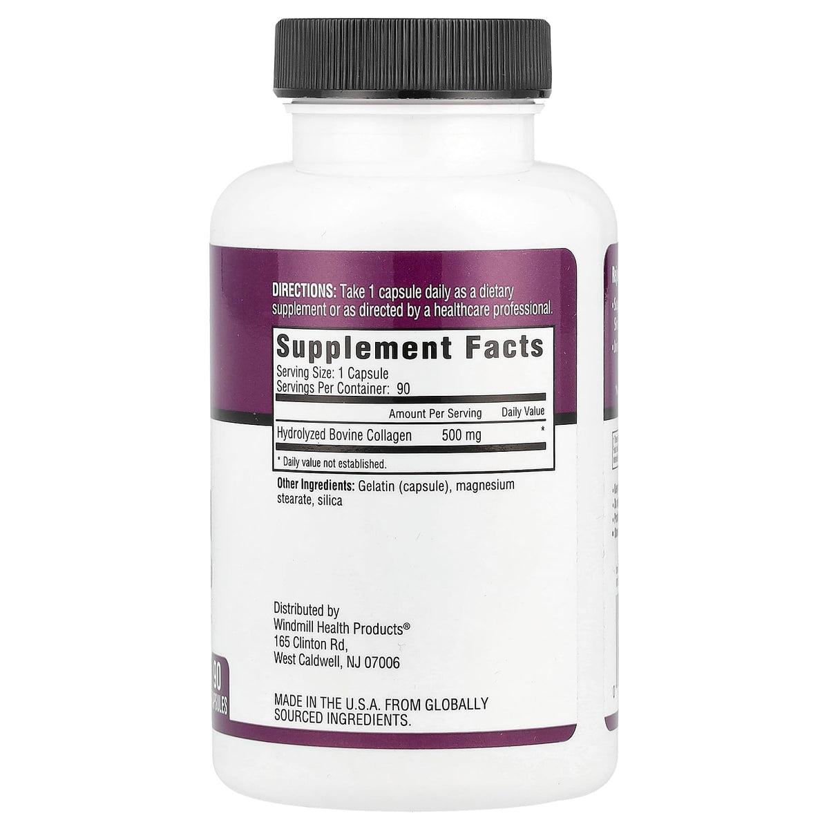 Rejuvicare Super Collagen Capsules for Beauty, Healthy Joints, Hair, Skin, & Nails, 90 Servings, Multi, (N8745)