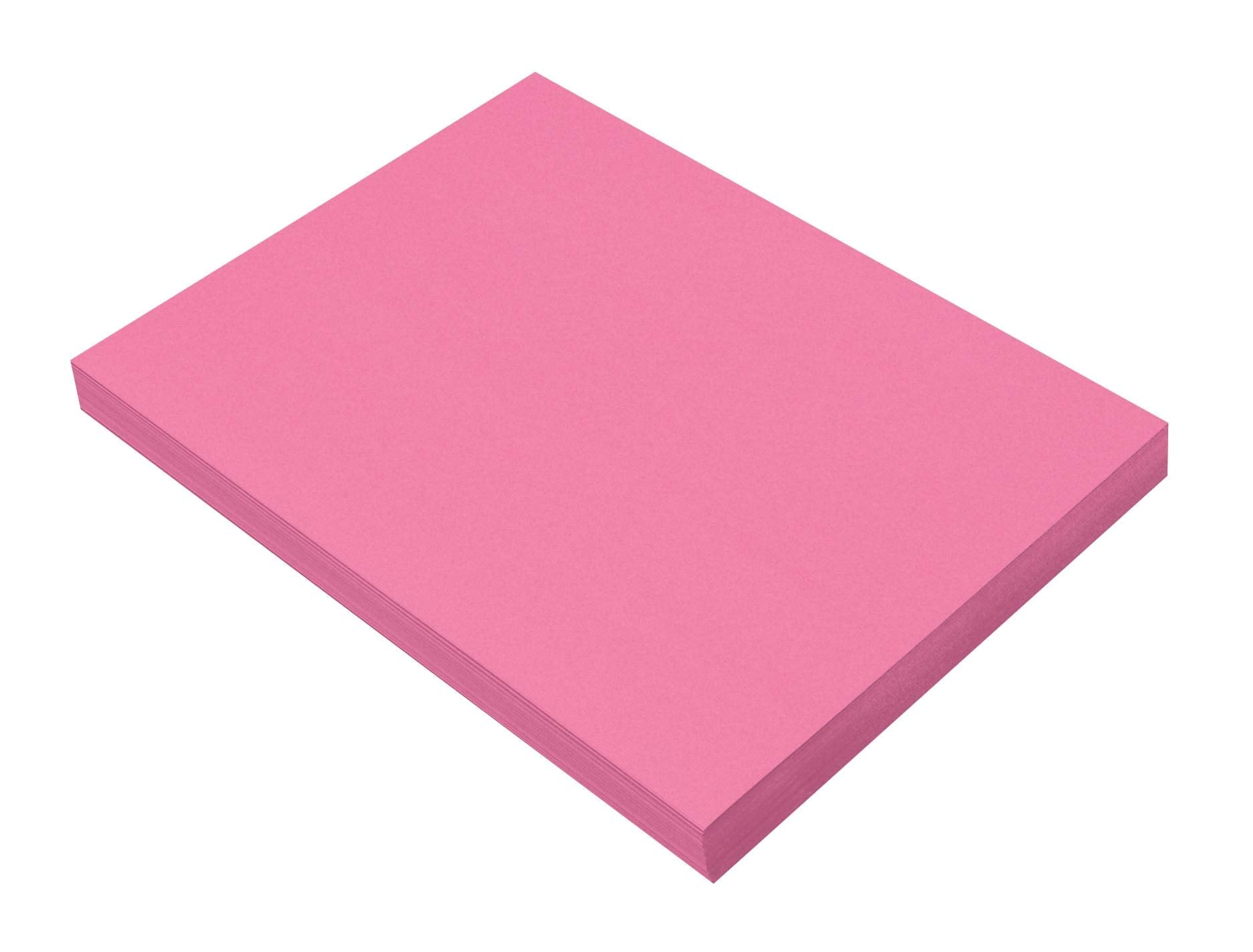 Prang (Formerly SunWorks) Construction Paper, Hot Pink, 9" x 12", 100 Sheets