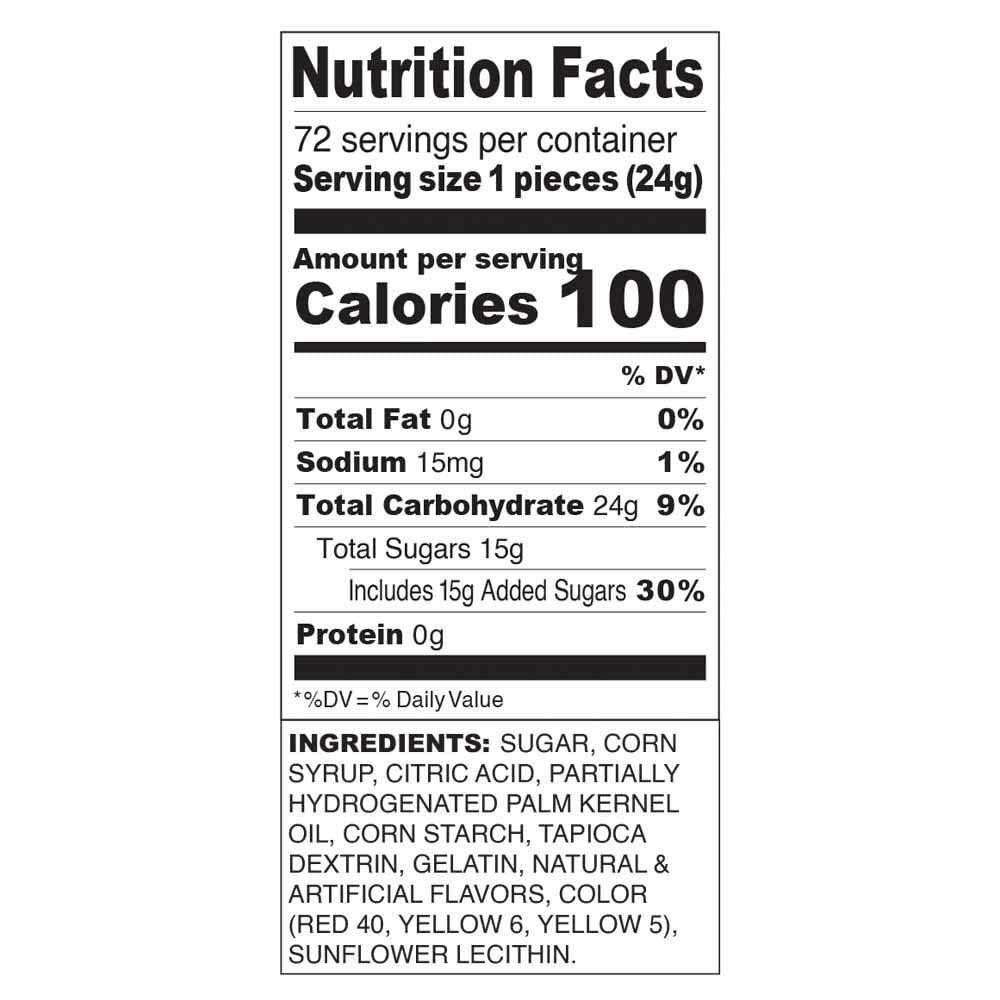 Spangler Candy Original Starburst Lollipops - Bulk Candy Variety Pack with Fruit Lollipops Individually Wrapped, Mixed Flavor Starburst Pops - 72 Count Display Box