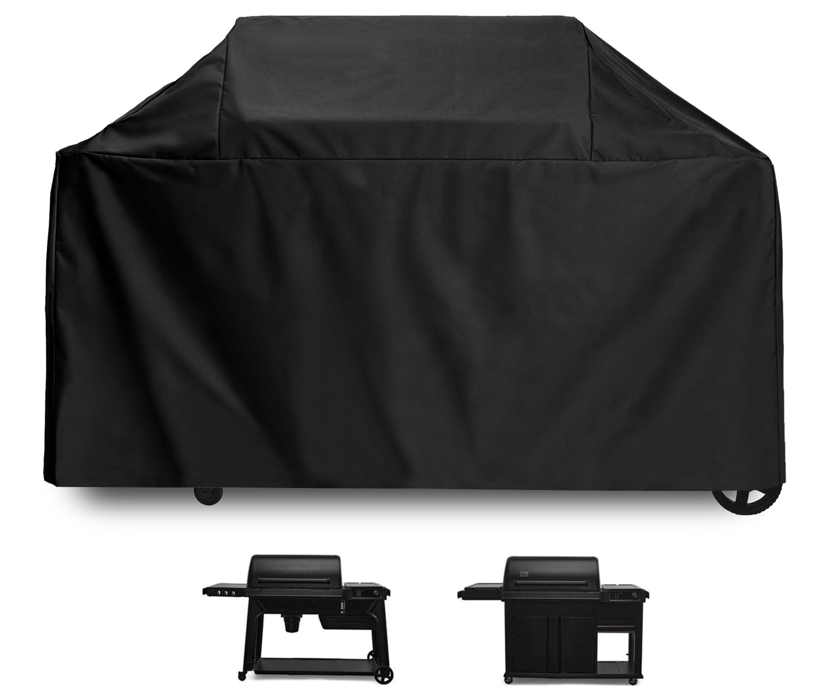 ZJYWSCH Grill Cover for Traeger Woodridge Pro/Plus & Woodridge Elite Wood Pellet Grill Smoker Outdoor Waterproof for Traeger TFB97JLH TFC97XLH Full Length Cover BAC776 Heavy Duty