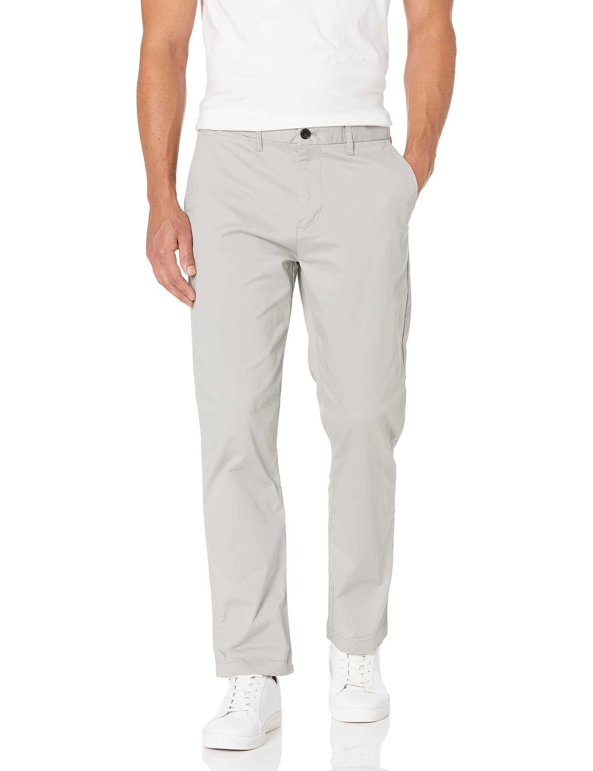 Tommy Hilfiger Men's Chino Pants Custom Fit, Drizzle 30x40