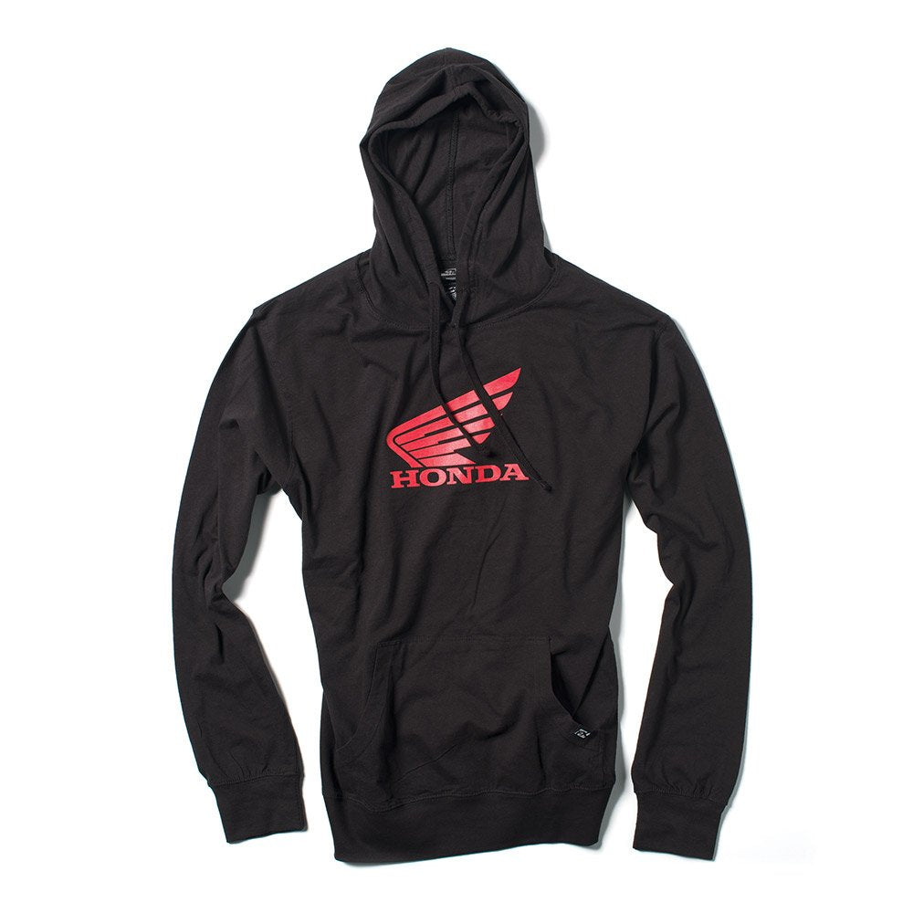 Factory Effex 20-88312 Unisex-Adult Honda Wing Lightweight Hooded Sweatshirt (Black, Medium)