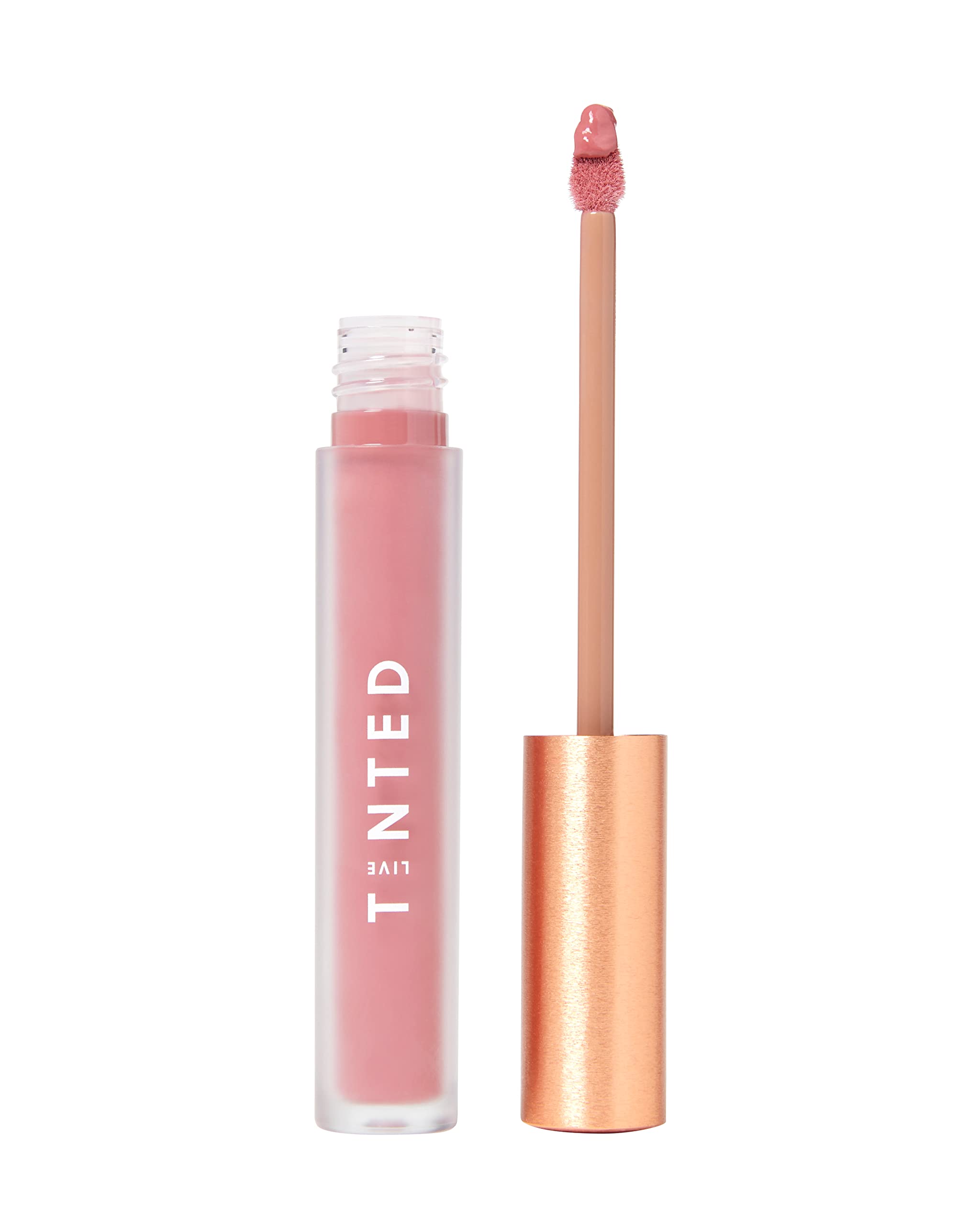 Live Tinted Huelip Liquid Lip Crème - Weightless, Long-Lasting Liquid Lip with Hyaluronic Acid and Jojoba Oil For a Soft, Comfortable, Moisturized Finish - 0.09 fl oz - Dusty Rose