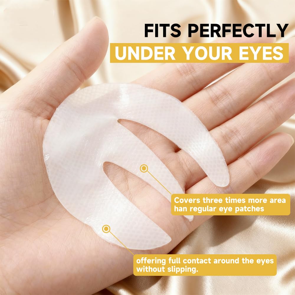 8 Pairs 5% PDRN Under Eye Patches, 6-in-1 Bio-Collagen 360° Eye Patches for puffy eyes, dark circles & Wrinkle | 2% Caffeine, Kojic acid, Retinol, Hyaluronic, Niacinamide | Korean Eye Care