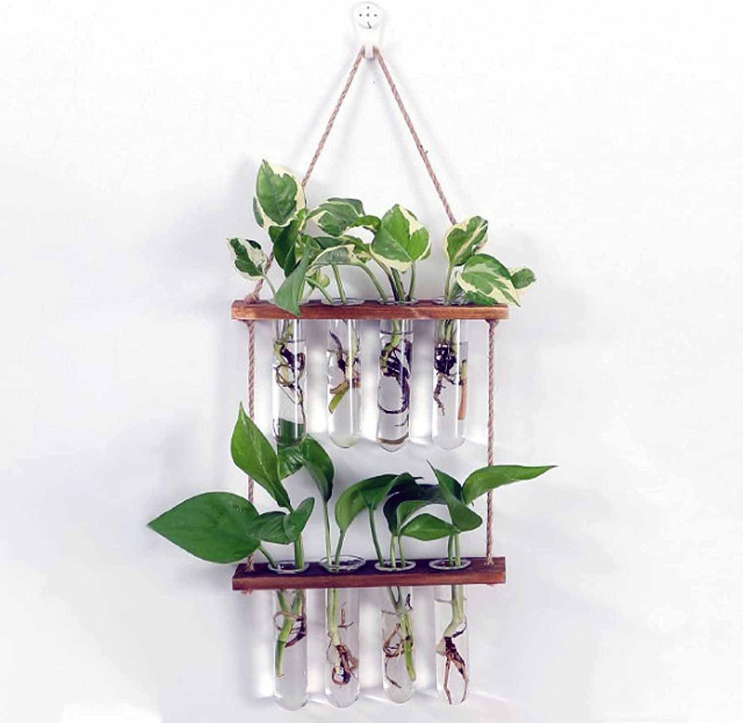 WhiskeyMade The Octet - 8 Tube Propagation Station Wall Hanger - Plat Decoation for Home or Office
