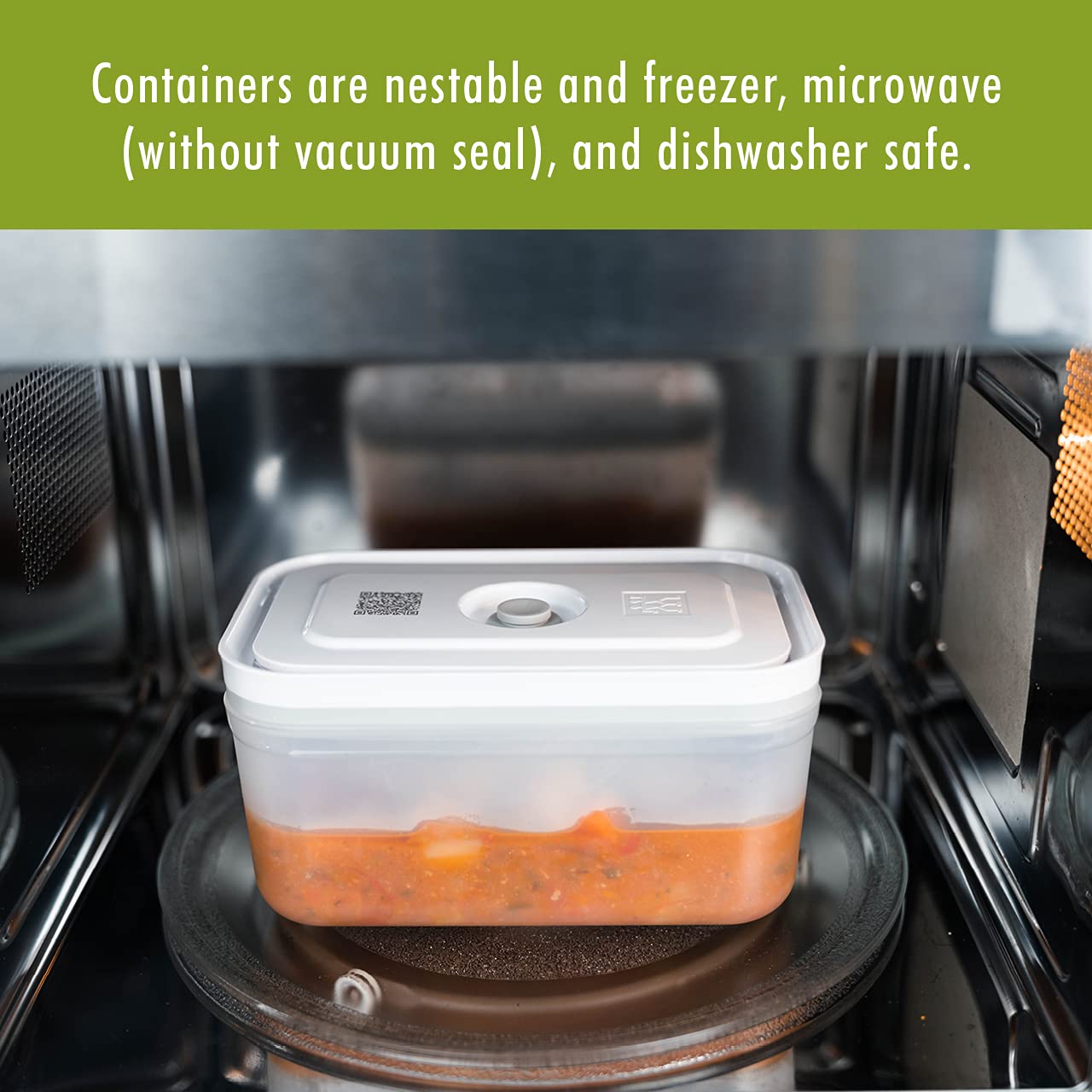 ZWILLING Fresh & Save 3-pc Plastic Food Storage Container, Meal Prep Container, BPA-Free- Assorted Sizes