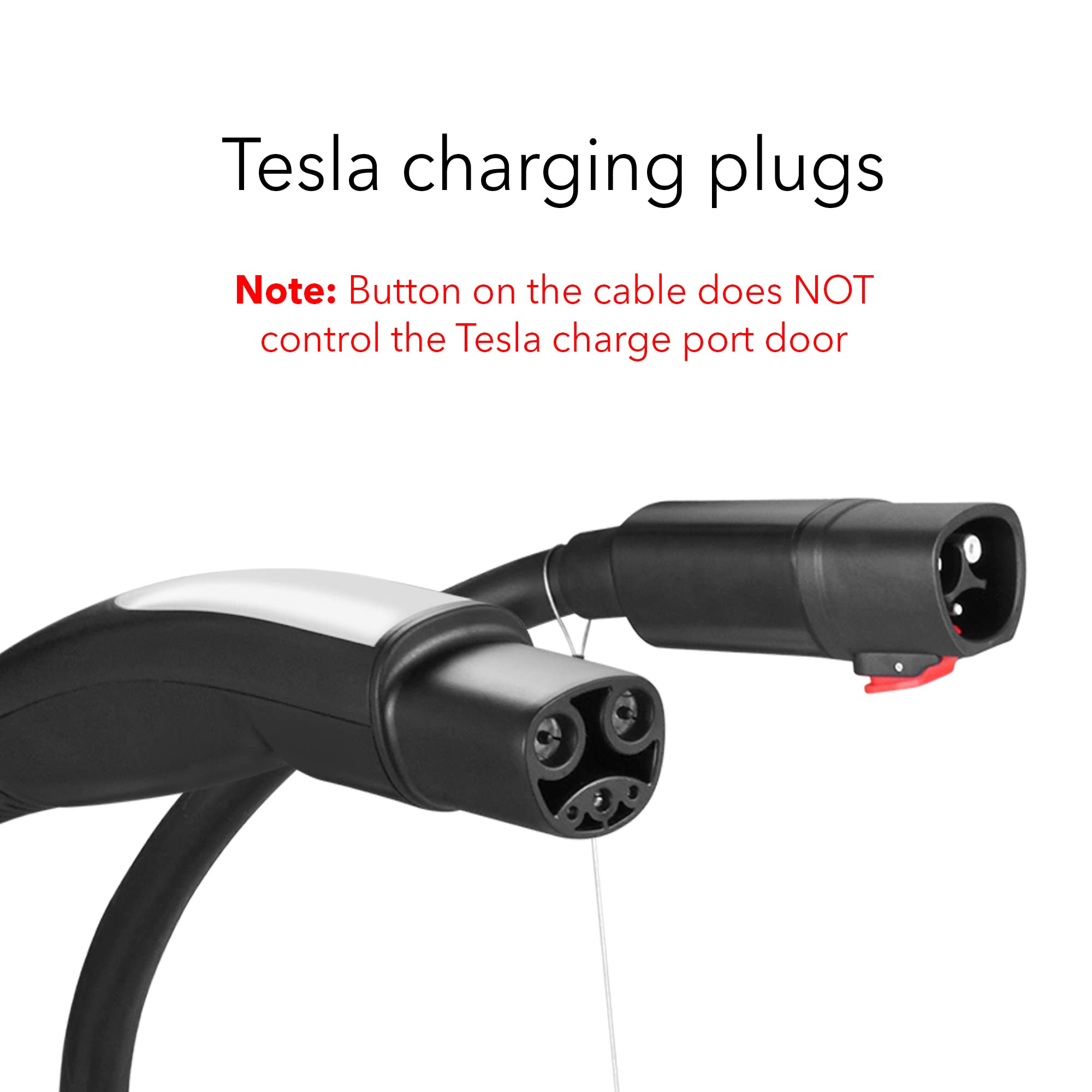 Lectron Tesla Charger Extension Cable - Add an Extra 20 Feet to Your Tesla Charger - Compatible with Tesla Model S/3/X/Y & Cybertruck Electric Vehicles (Black) (Tesla Charger Not Included)