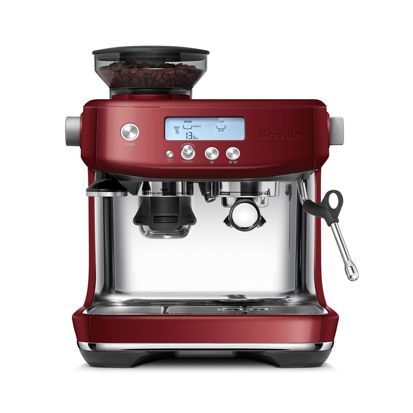 Breville Barista Pro Espresso Machine BES878RVC, Red Velvet Cake