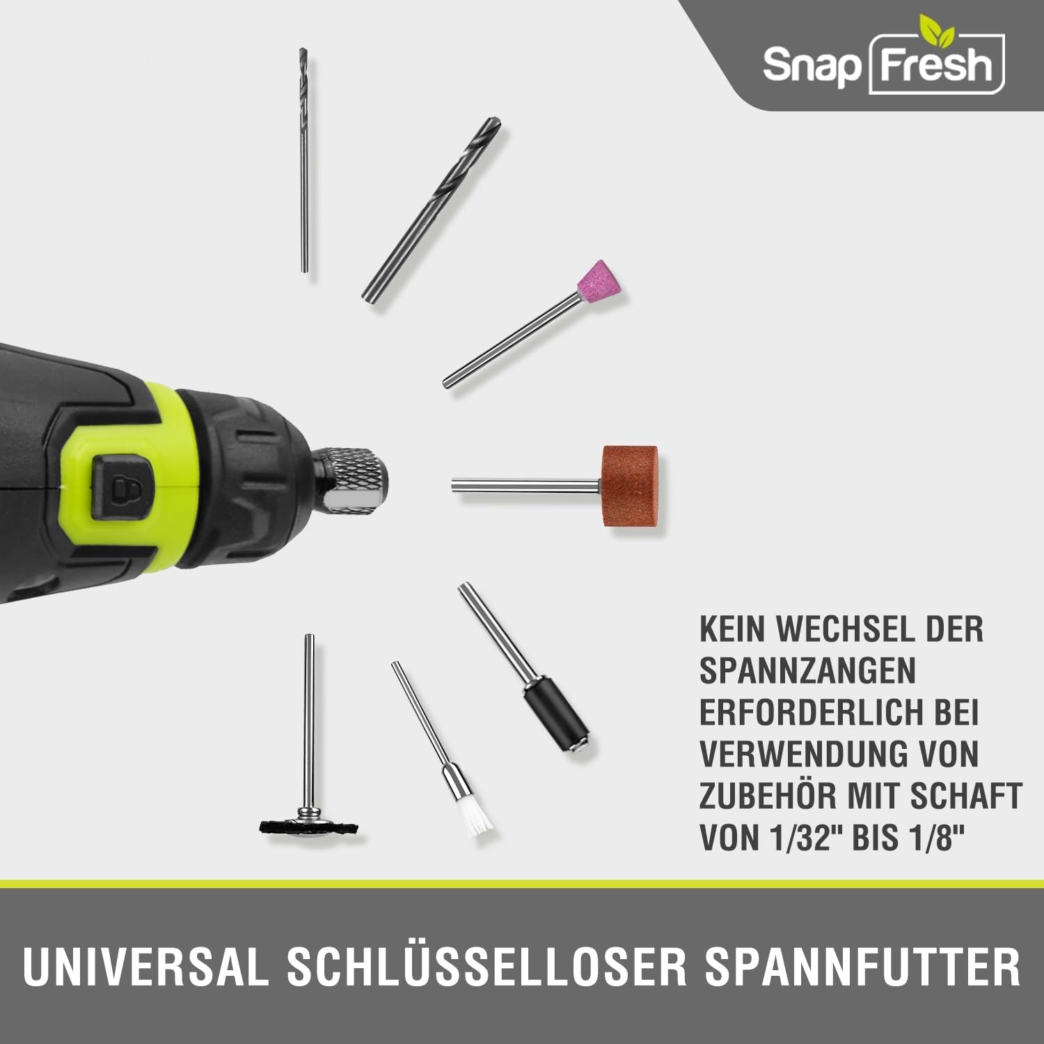 SnapFresh 12V Cordless Rotary Tool Kit,7 Variable Speeds w/Flex Shaft,80+ Change Accessories Multi Tool-Battery Fast Charger & Tool Bag-for Cutting, Sanding, Polishing, Drilling,Handmade or DIY Crafts