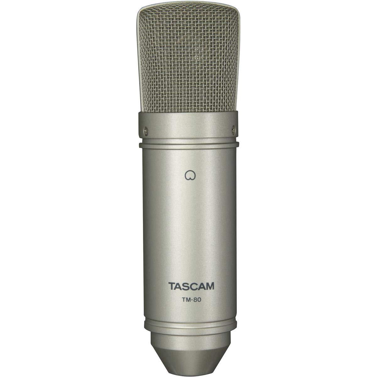Tascam TM-80 Large Diaphagm Condenser Microphone,Silver