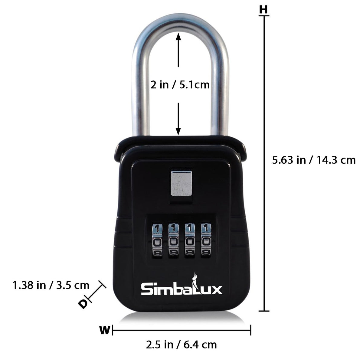 Combo Realtor Lockbox [12 Pack] by SimbaLux Quality 4 Digit Numeric Combination Real Estate Lock Box