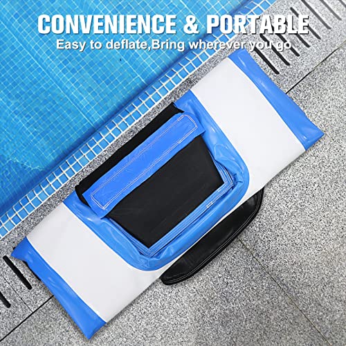 Toriexon Inflatable Water Ramp for Dogs (35.4" x 23.6")- Durable, Puncture-Resistant Surface Ensures Safe and Easy Access to Water for Dogs, Perfect for Pools, Lakes, and Beaches