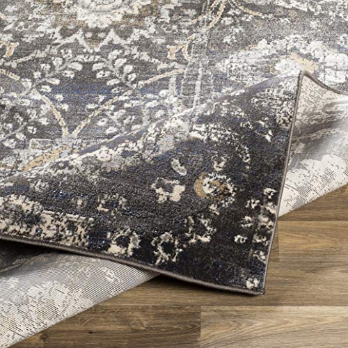 Mark&Day Area Rugs, 2x3 Avellino Traditional Black Area Rug, Grey Black Beige Carpet for Living Room, Bedroom or Kitchen (2' x 2'11")