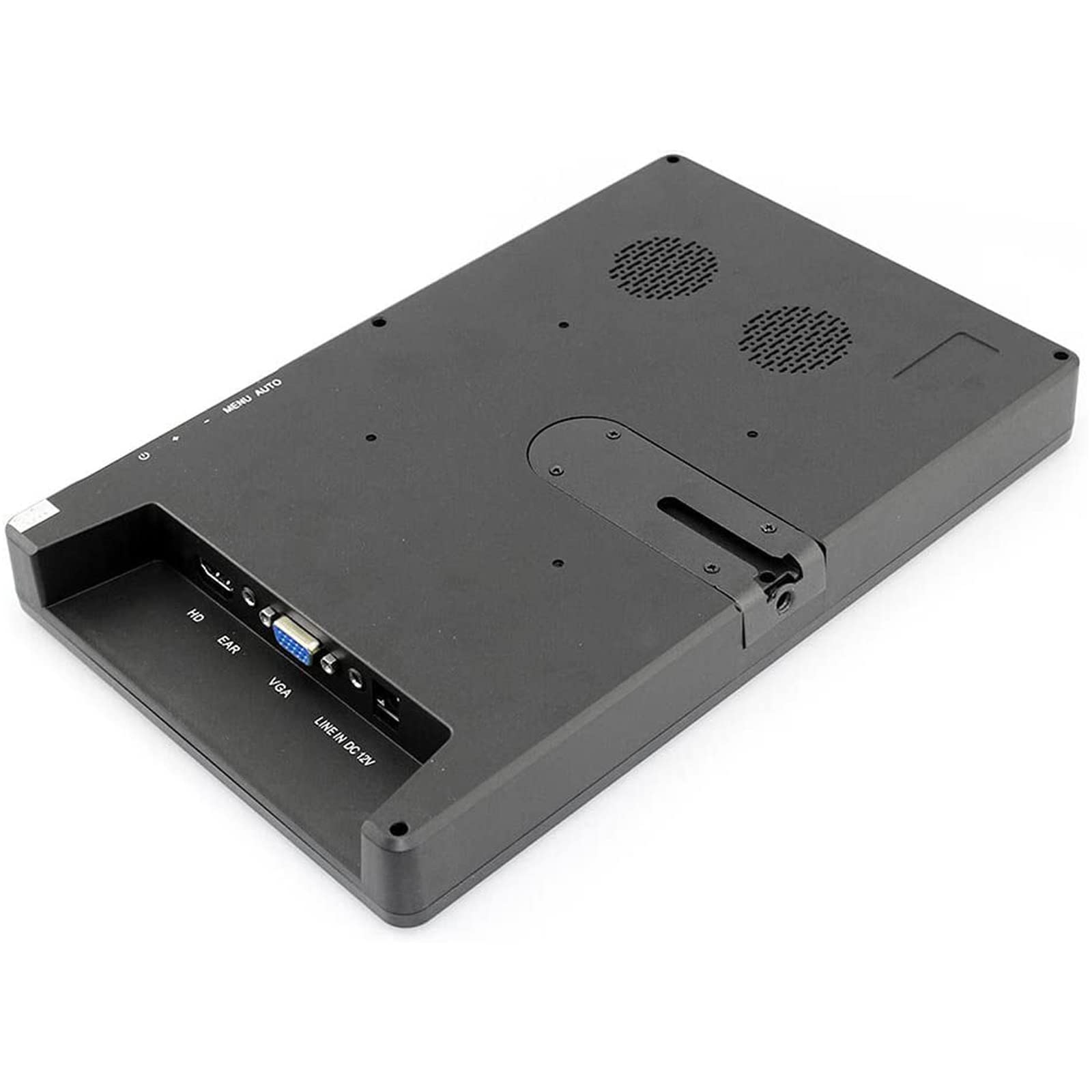 ELECROW Portable Monitor 10.1 Inch Screen IPS Monitor 1920x1080P with HD VGA Port Build-in Speakers VESA Mount for Raspberry Pi 5/4/3/400 Windows 11/10/8/7 PS Xbox