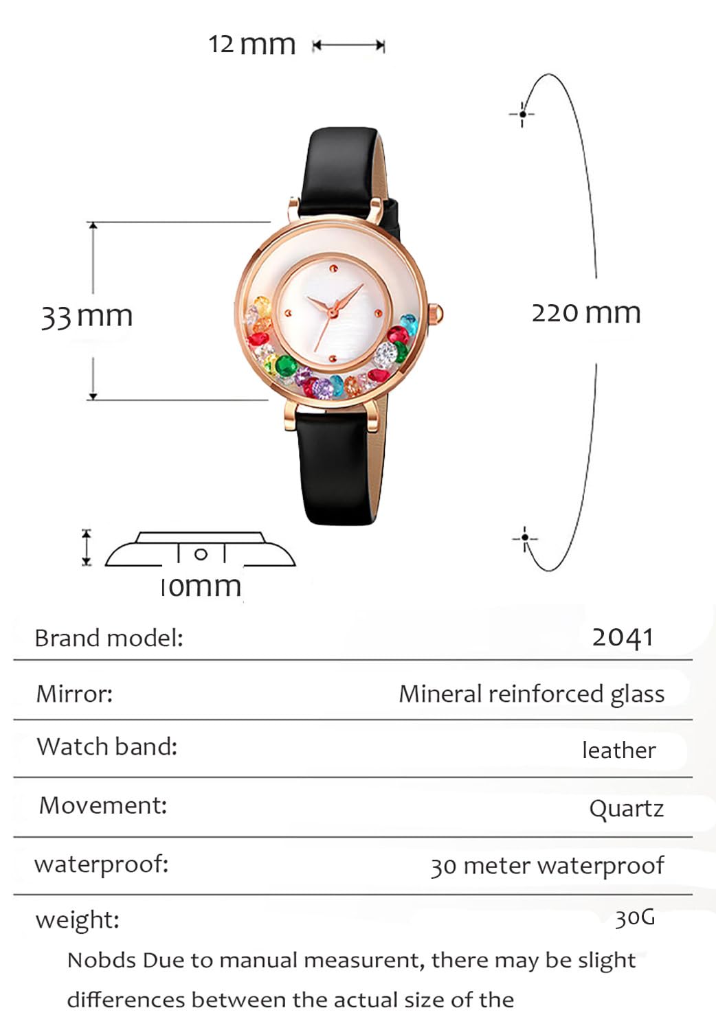 BESTKANG Vintage Women's Watch Quartz Watch Fashion Analog Dial Wrist Watch Leather Strap Watches for Women (Silver)