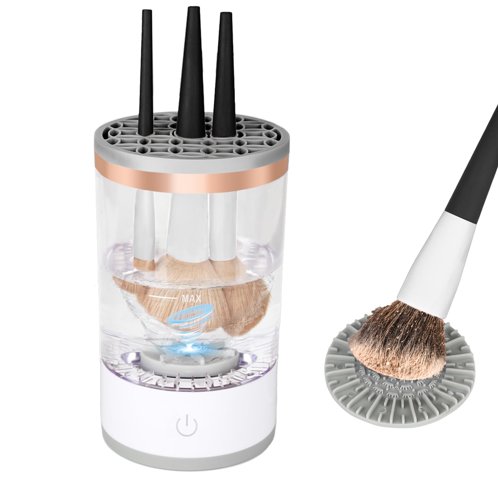 Multi-Functional Electric Makeup Brush Cleaner - Automatic, Energy Saving Makeup Brush Cleaner: Convenient and efficient Makeup Brush Cleaning Solution