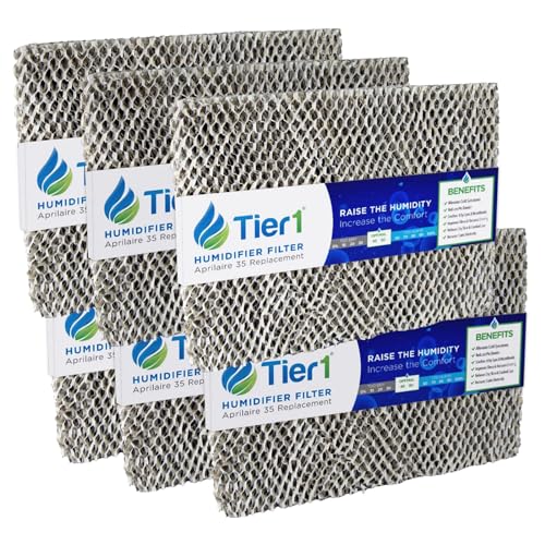 Tier1 Humidifier Filter Replacement for Aprilaire Water Panel 35 Models 350, 360, 560, 560A, 568, 600, 600A, 600M, 700, 700A, 700M, 760, 760A, 768, Honeywell HC26P, HC26 (2-Pack)