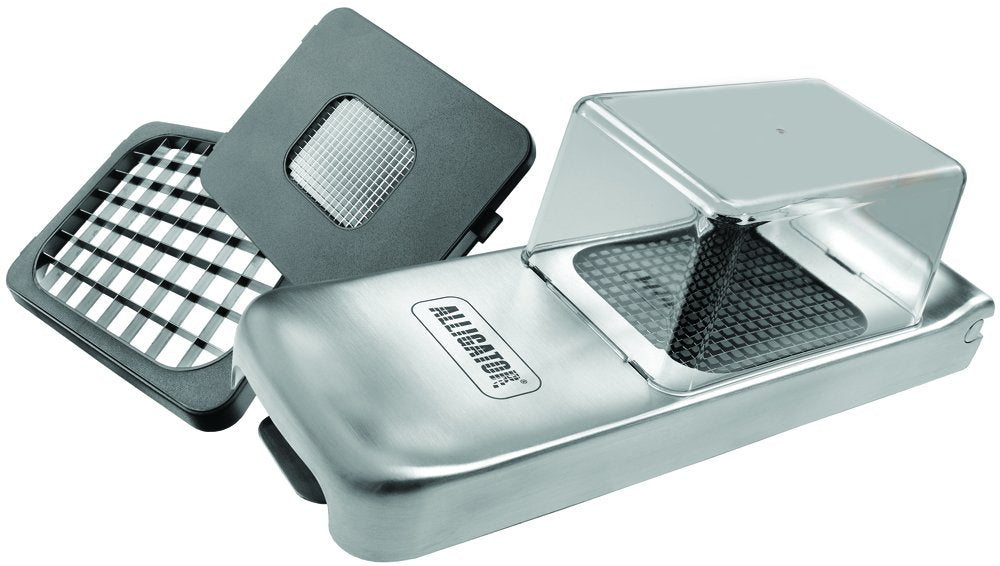 Alligator Vegetable Chopper with Container | Food, Salad, Veggie Dicer, Manual Onion Chopper Vegetable Cutter | 3 Stainless Steel Blades Included | Perfect for Kitchen Prep