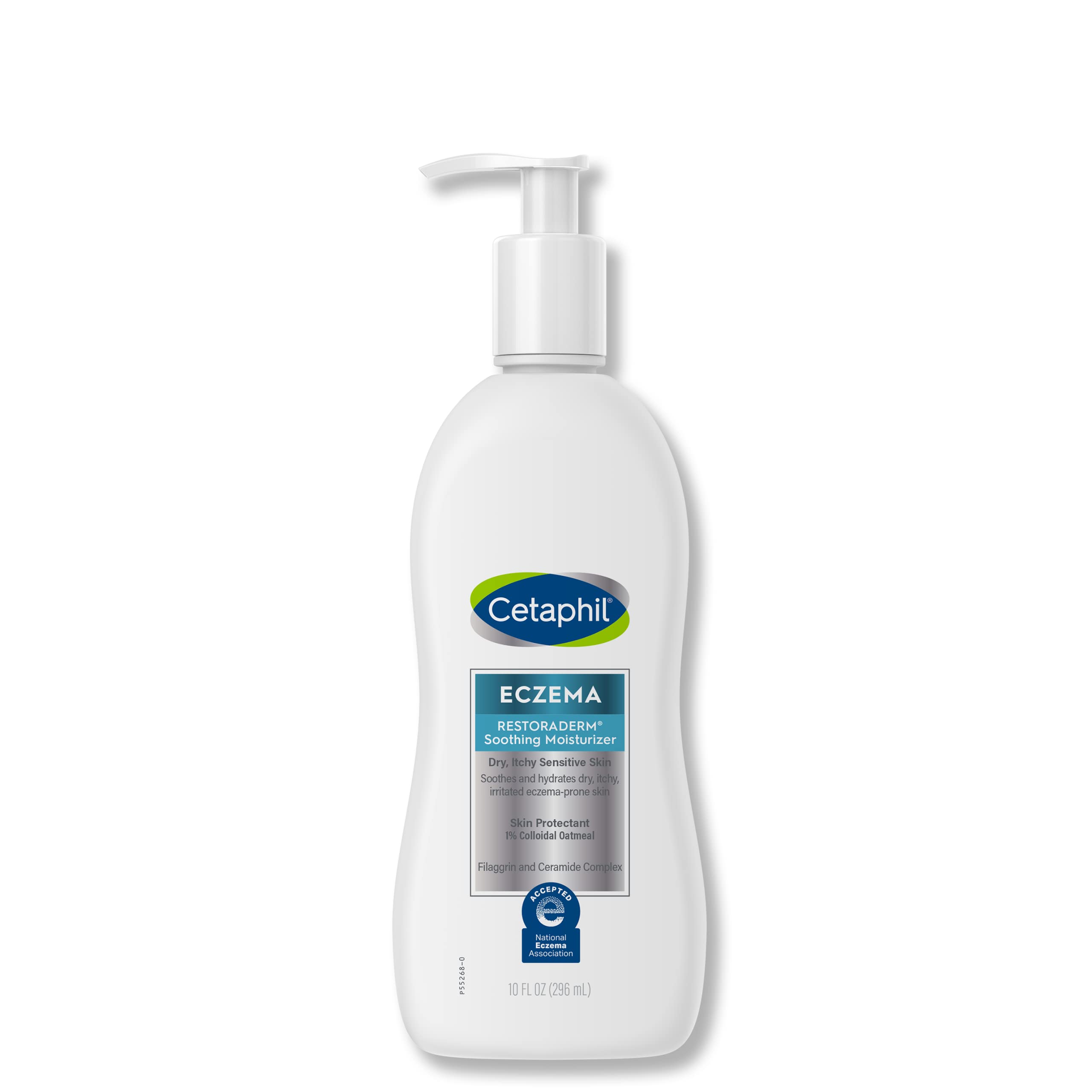 Cetaphil ECZEMA RESTORADERM Soothing Moisturizer For Eczema Prone Skin,10 fl oz, Fewer Symptom Flare-Ups,48 Hour Hydration, 1% Skin Protectant Colloidal Oatmeal, Steroid Free