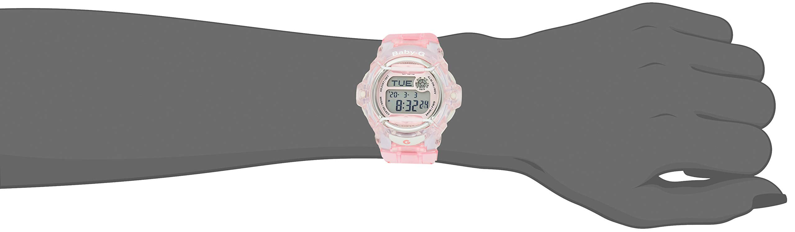 Casio Women's BG169R-4 Baby-G Pink Whale Digital Sport Watch