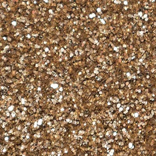 LA Splash Cosmetics Metallic Champagne Loose Glitter Eyeshadow Powder for Lips/Hair/Nail/Body - Crystallized Glitter (Gold Rush)