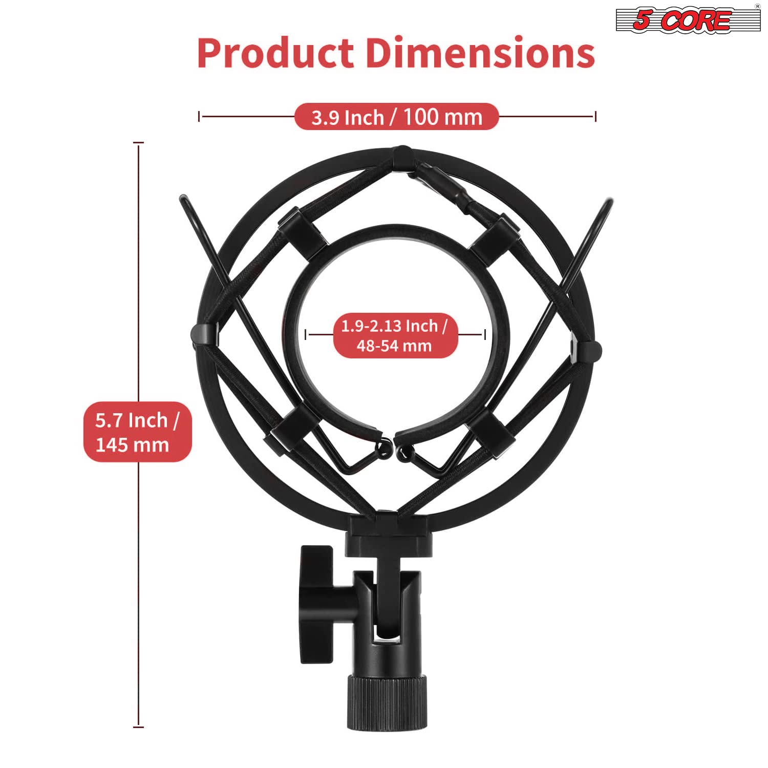 5Core Pro Audio Condenser Microphone Mic Kit Vocal Studio Recording