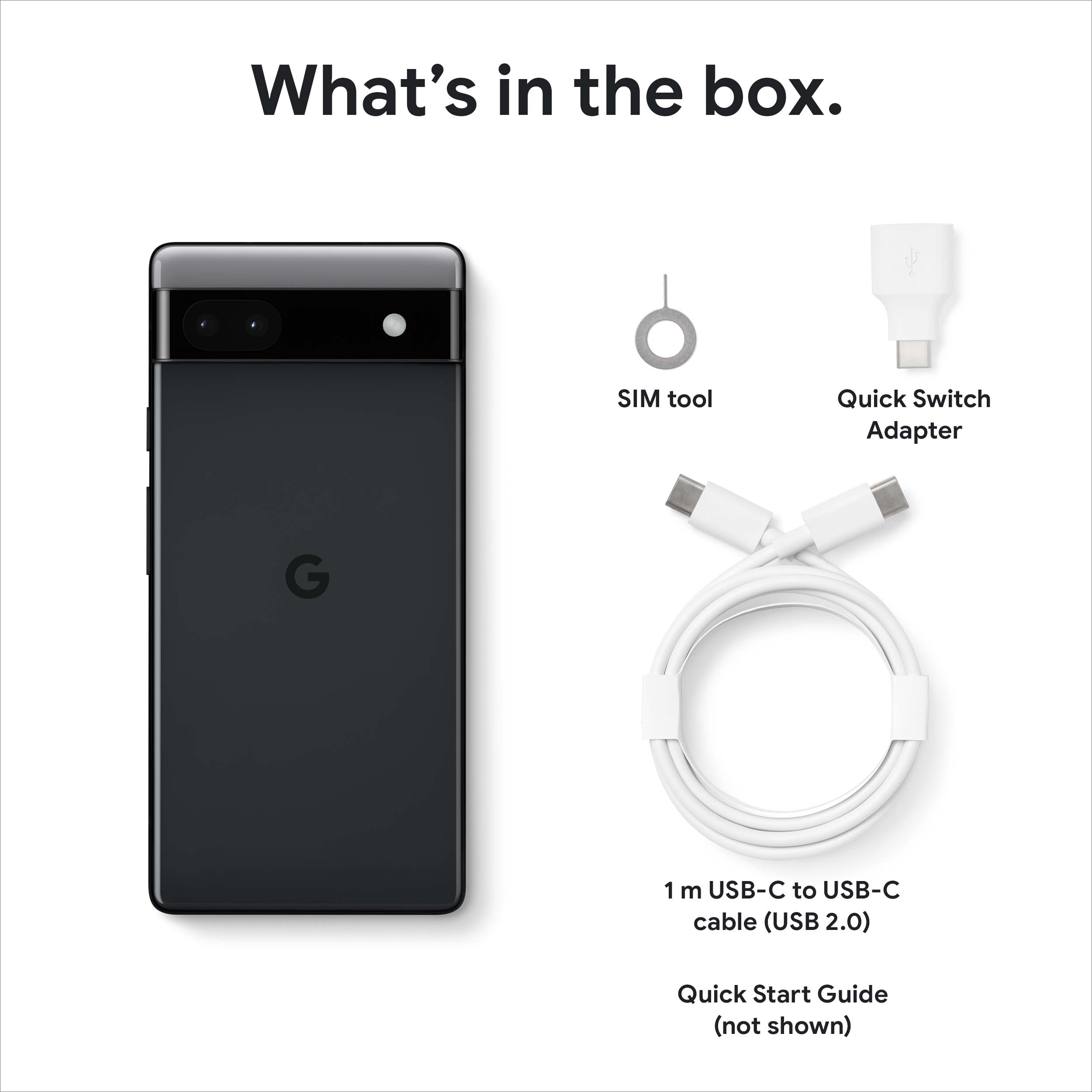 Google Pixel 6a 5G, US Version, 128GB, Charcoal - Unlocked (Renewed)