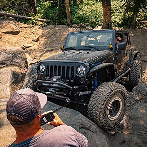 Radioddity GM-30 GMRS Radio Handheld 5W Long Range Two Way Radio for Adults, GMRS Repeater Capable, with NOAA Scanning & Receiving, Display SYNC, for Off Road Overlanding Family Use, 1 Pack