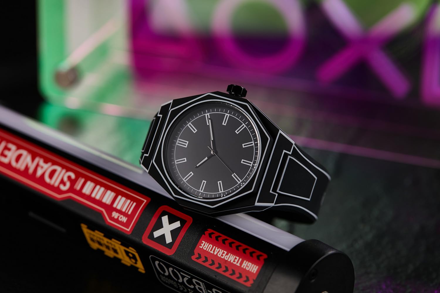 BESTKANG Anime Series Themed Watch, Minimalist Analog Quartz Watch with Artistic Dial and Soft Silicone Strap, Unique Gift for Anime Fans