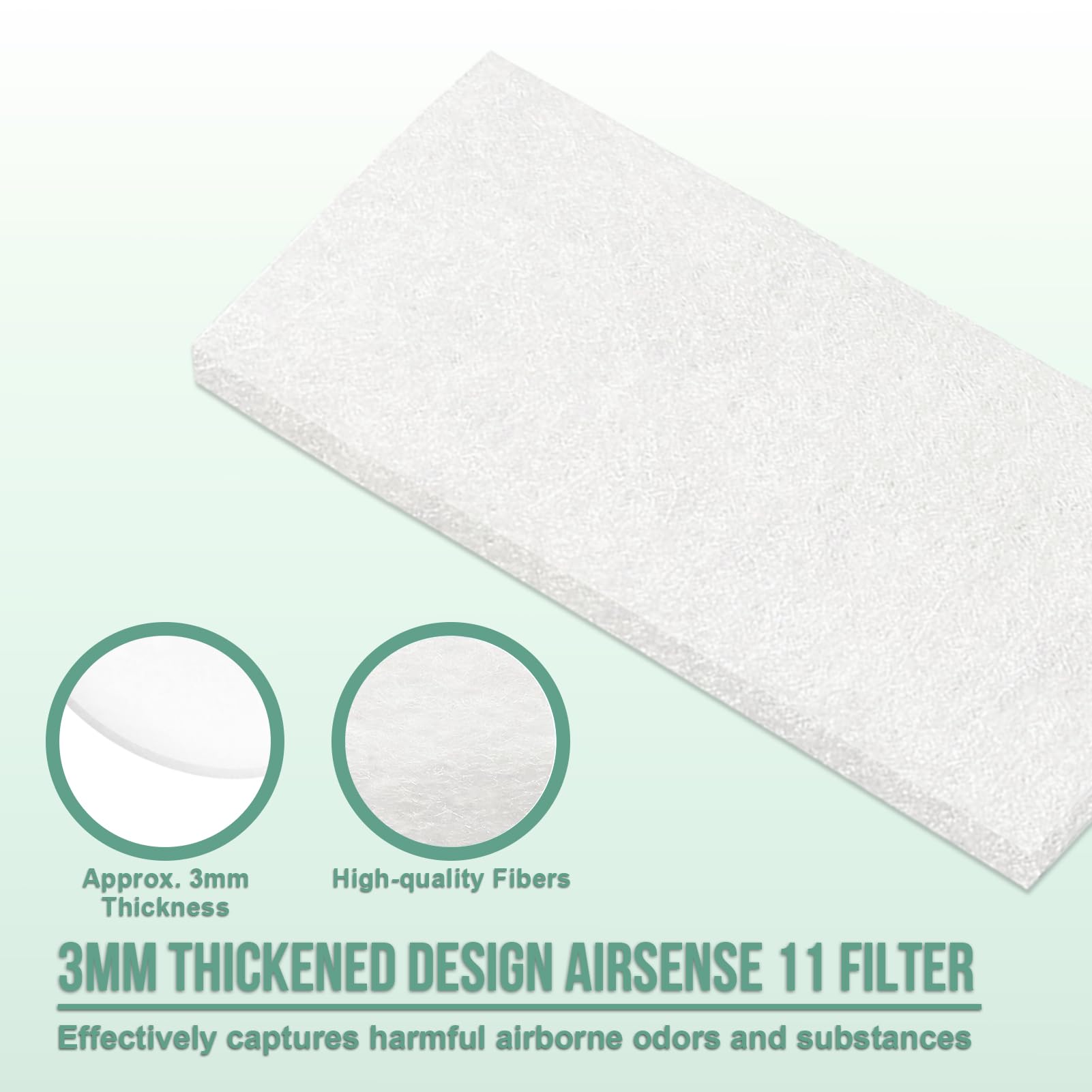 30 Packs Airsense 11 Filters-3mm Thickened Design Compatible with ResMed Airsense 11 Machine(30 Packs)