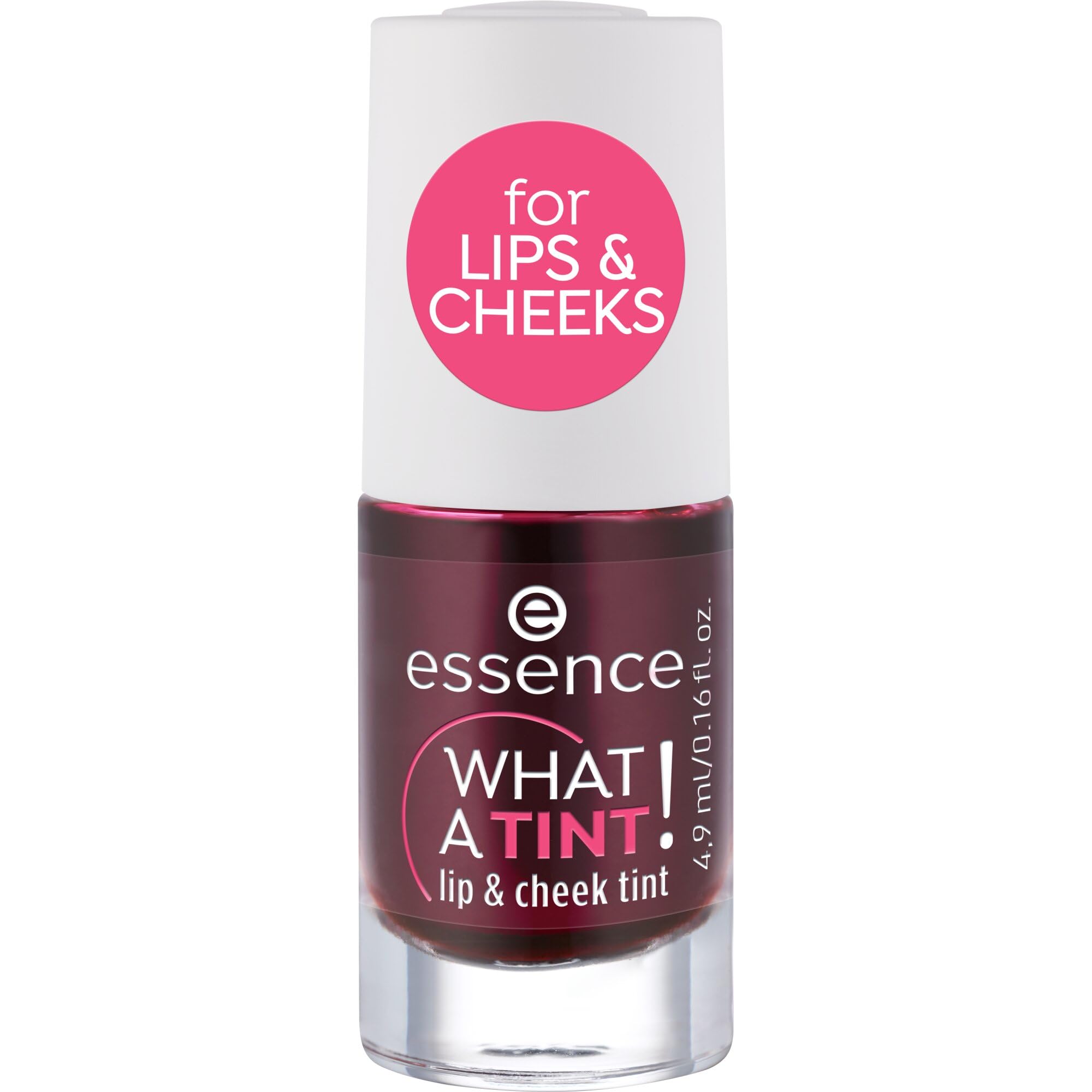 essence | What a Tint! Lip & Cheek Tint | Long-Lasting Liquid Blush & Lip Stain | Non-Sticky & Kiss-Proof | Vegan & Cruelty Free