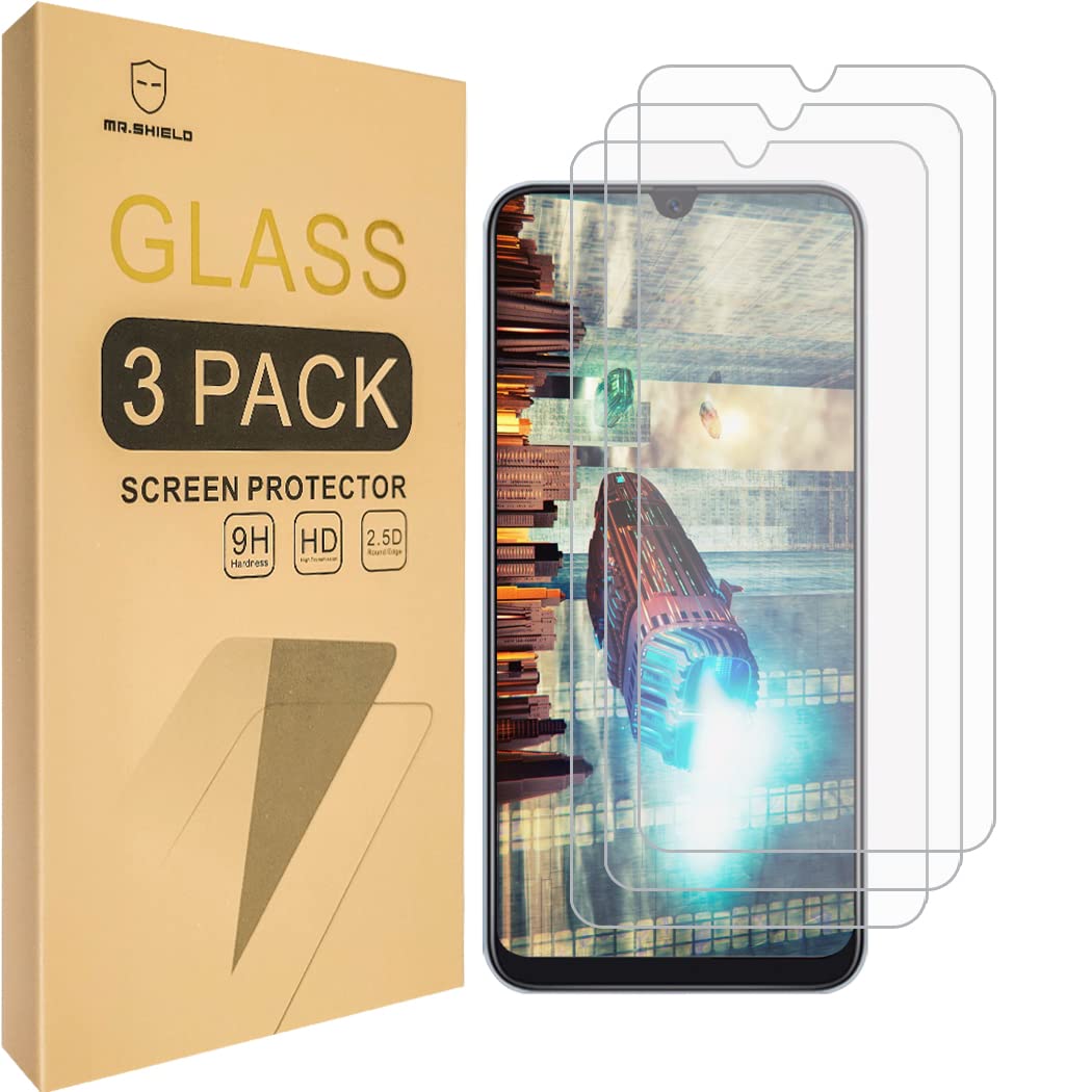 Mr.Shield [3-PACK] Designed For Samsung Galaxy A30 [Tempered Glass] Screen Protector with Lifetime Replacement