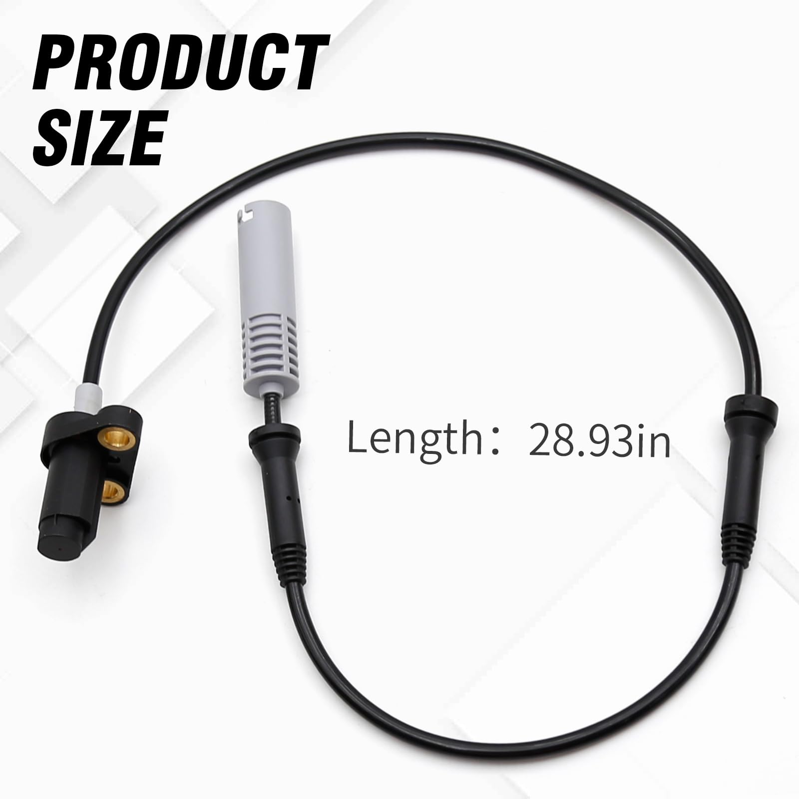 Hoypeyfiy 2 Pieces/Set Front Left Right Wheel Speed Sensor ABS Wheel Speed Sensor 34521182159 FSE51515 Replacement for BMW 5 E39