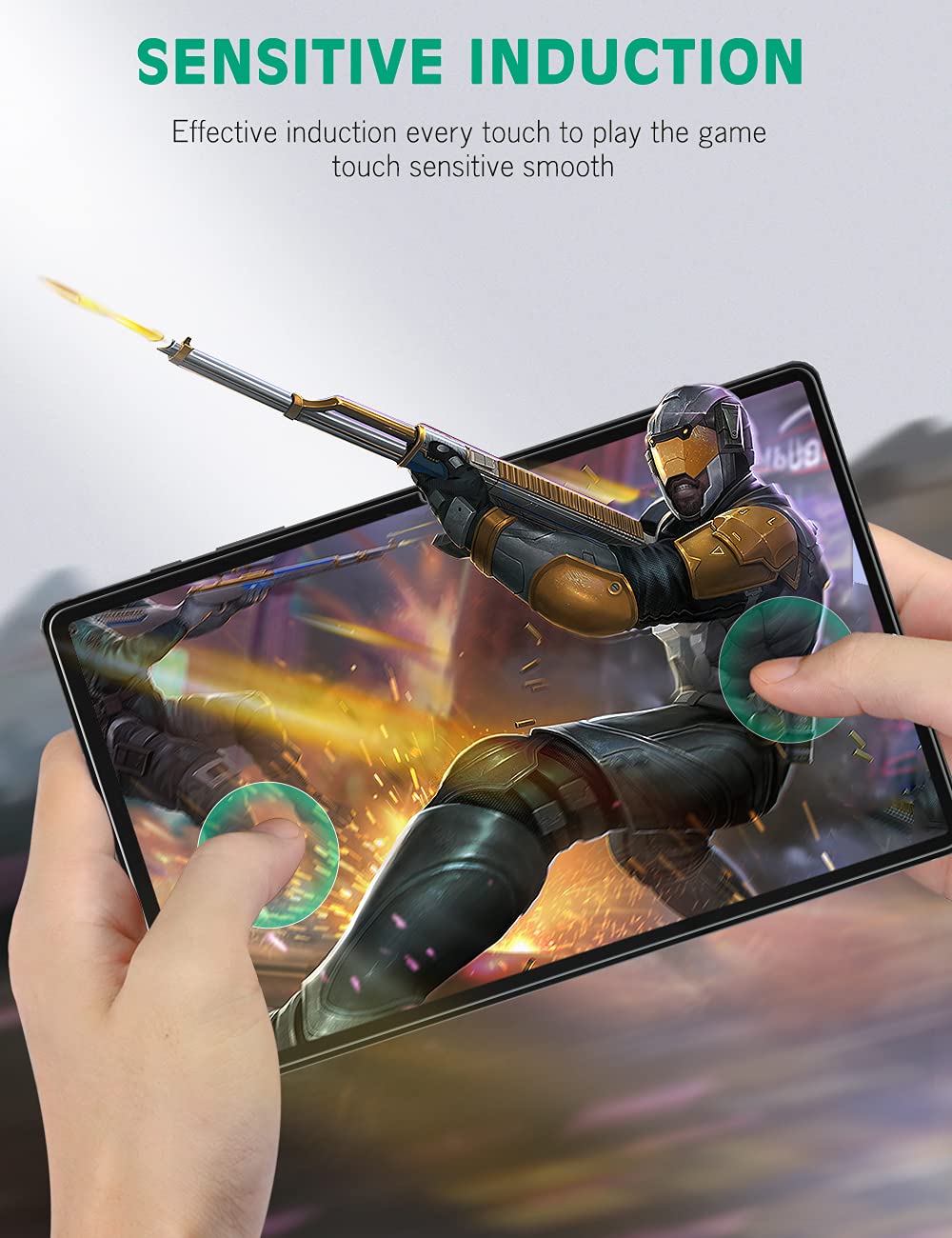 apiker [2-Pack] Screen Protector for Samsung Galaxy Tab S10 Plus/S9 Plus/S9 FE Plus/S7 FE 5G/S8 Plus 12.4 inch, 9H Tempered Glass for Galaxy Tab S10+/S9+/S9 FE+/S7 FE
