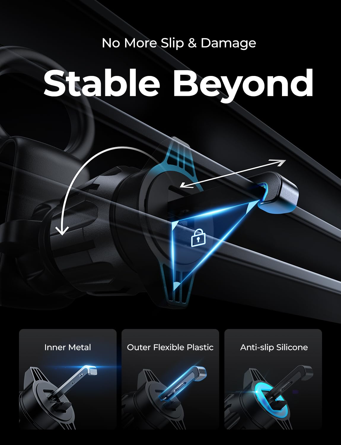 LISEN Fits iPhone 16 15 MagSafe Car Mount - [30 Super Magnets] Magnetic Car Phone Mount, Air Vent Cell Phone Holder, Automobile Car Phone Hold for iPhone 16 15 14 13 12 Pro Max Plus