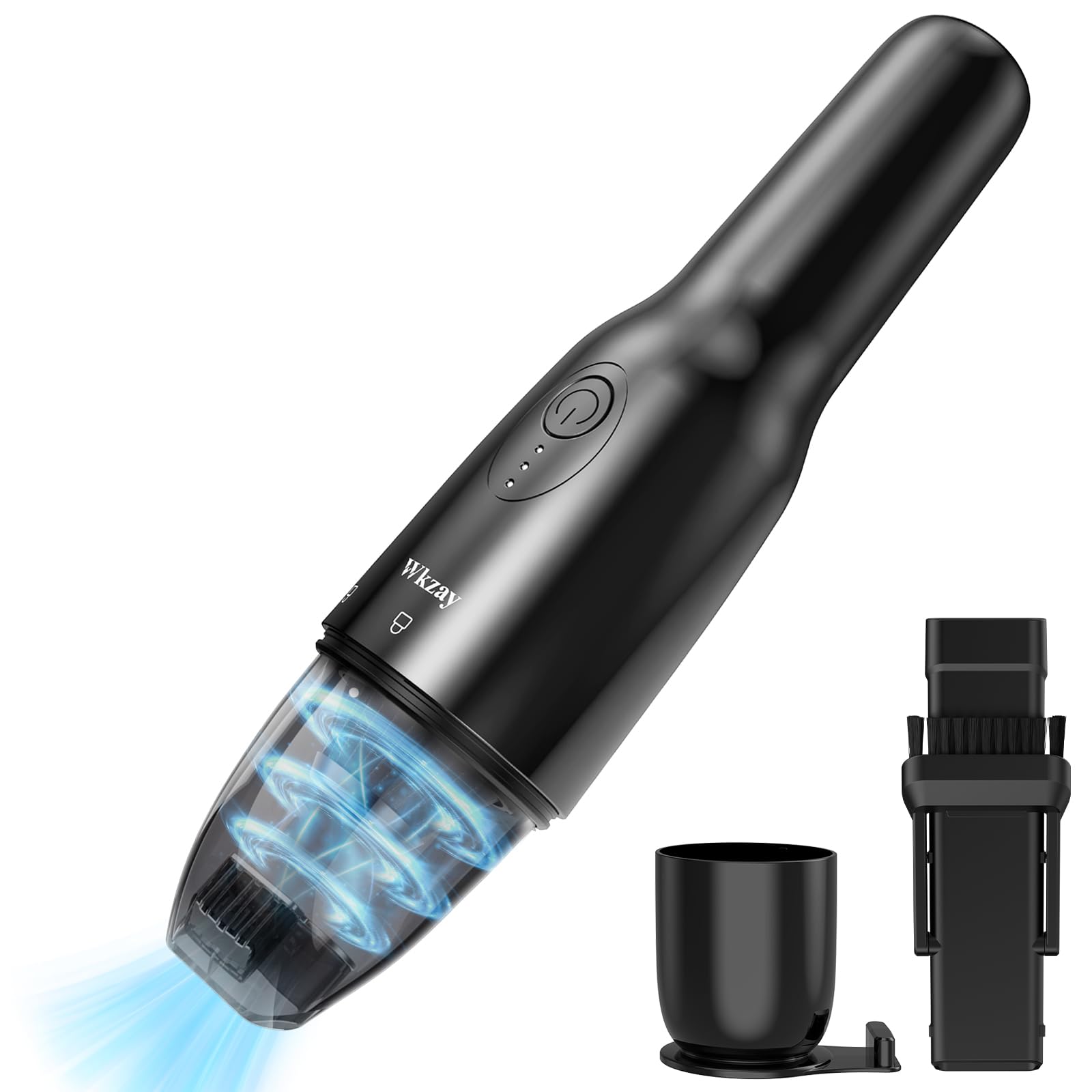 17KPa Suction Handheld Vacuum Cordless - Mini Vacuum Cleaner USB Charging Easy Cleaning with Brushless Motor - Portable Hand Vacuum with 2 HEPA Filters for Home Car Dorm Couch Carpet Stairs Dust Hair