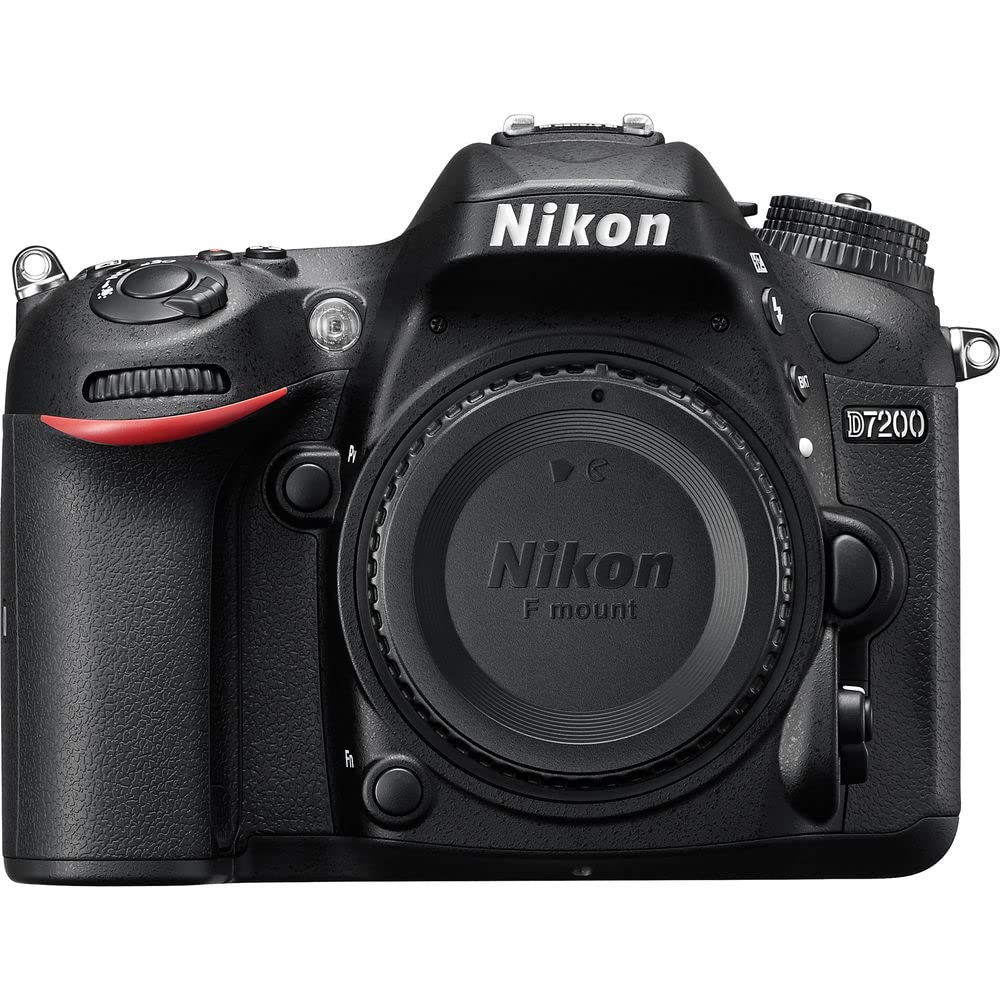 Nikon D7200 24.2 MP DX-Format Digital SLR Camera + EN-EL15C Battery + External Charger + Extreme PRO 64GB Card + Card Reader + Hand Strap + 12 Inch Flex Tripod + Photo Editing Software + More