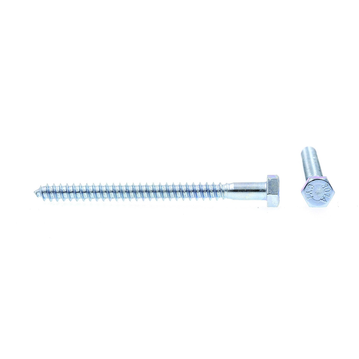 Prime-Line 9055819 Hex Lag Screws, 5/16 In. X 4 In., A307 Grade A Zinc Plated Steel (25 Pack)