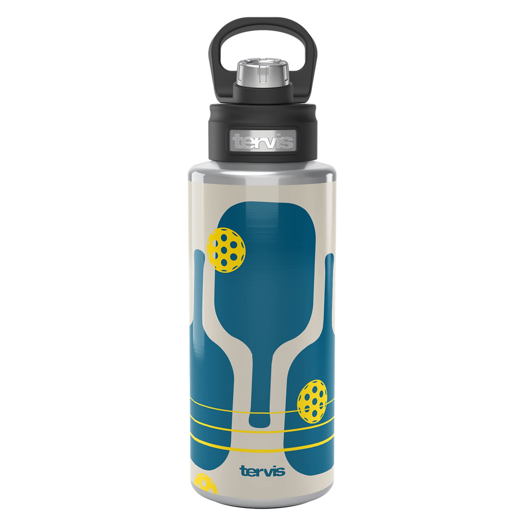 Tervis Pickleball Pro Water, 32oz Wide Mouth Bottle, Stainless Steel