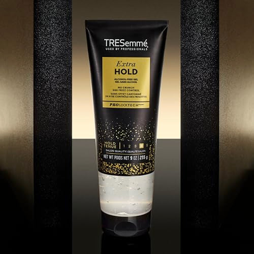 TRESemmé Hair Gel Extra Hold No Crunch 24H Frizz Control Alcohol-Free 5 oz