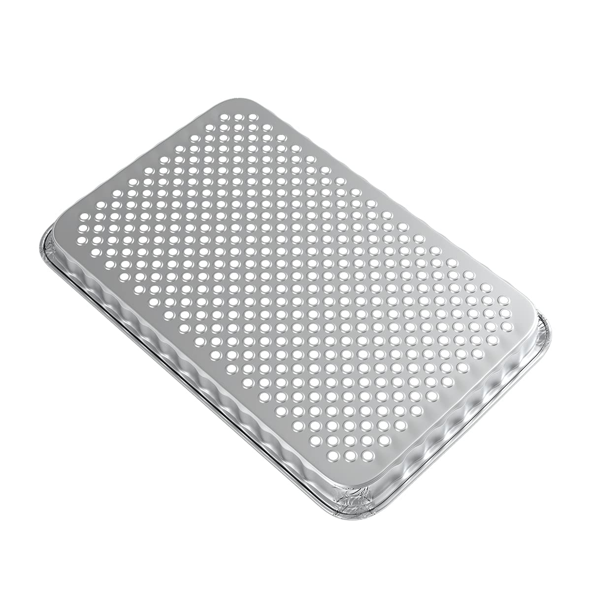 Grilling Corner Extra Tough Grill Liners,Grill Topper-Disposable Aluminum Broiler Pans for Outdoor/Indoor Grilling/Camping,10 Pack Foil Grilling Trays
