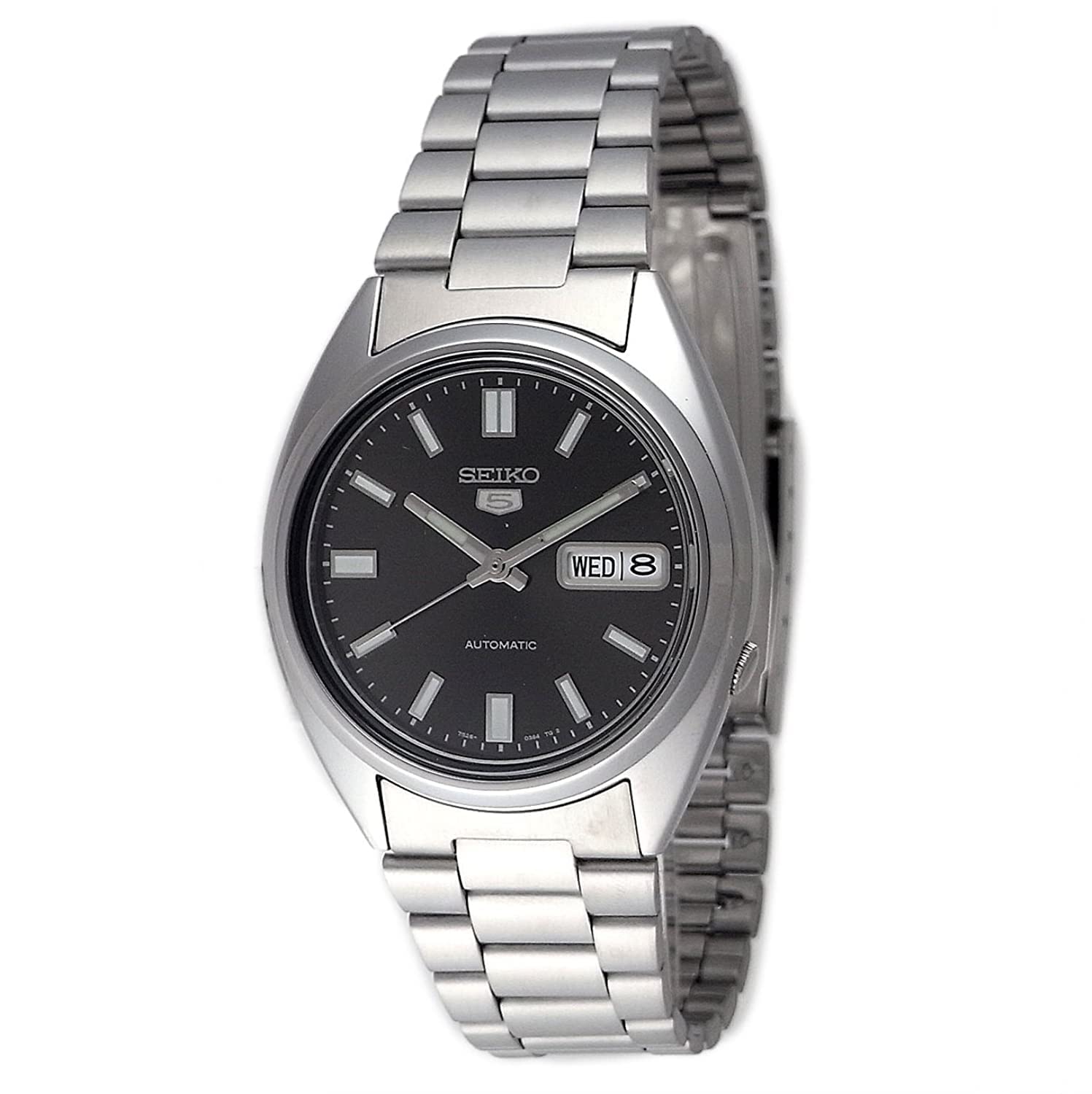 Seiko Mens Analogue Automatic Watch with Stainless Steel Strap SNXS79K1, Bracelet
