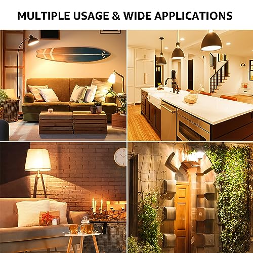 Lepro Dimmable LED Light Bulbs 60 Watt Equivalent, 9.5W 800LM Soft Warm White 2700K, A19 E26 Standard Medium Base, UL FCC Listed, 15000 Hour Lifetime, 5 Packs