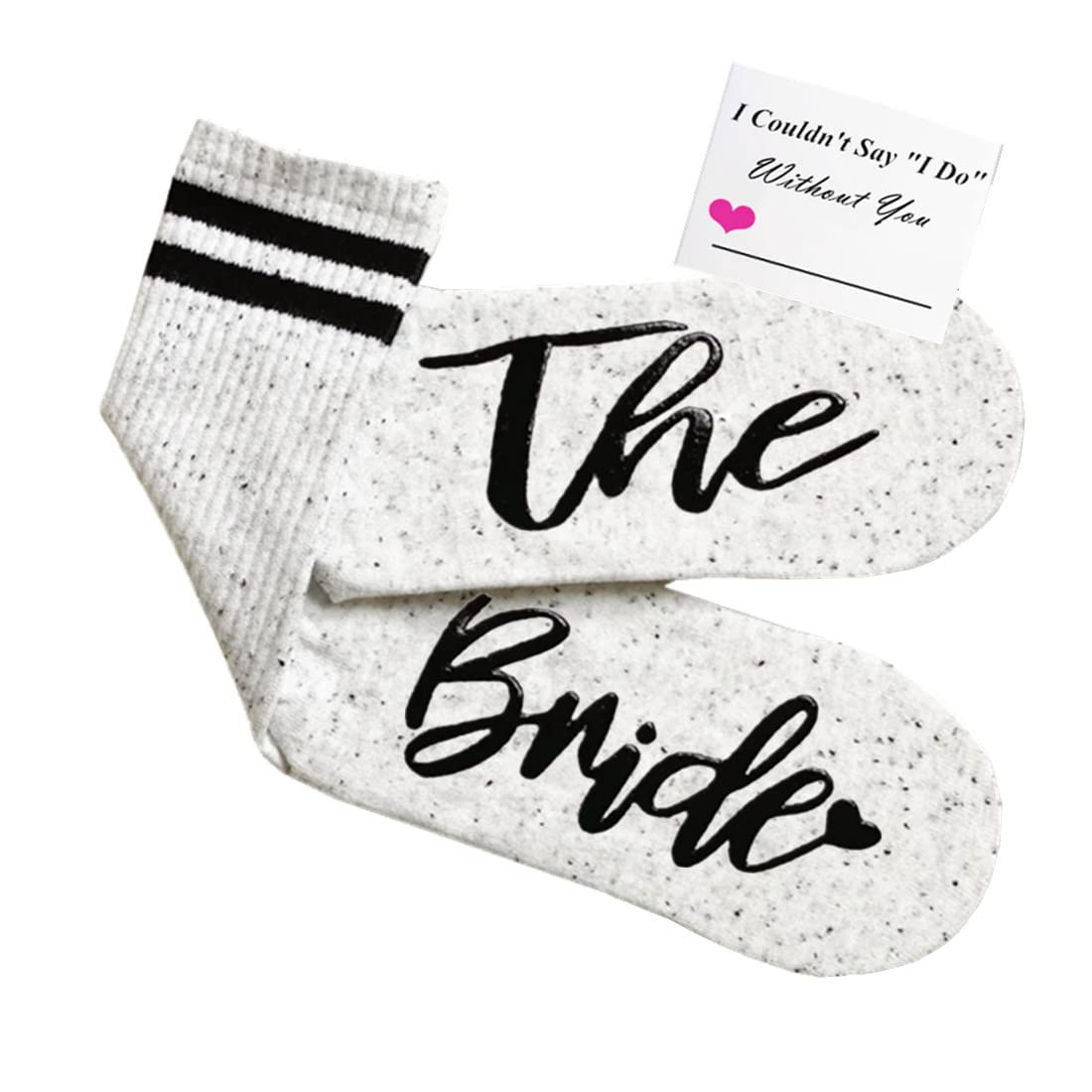 PAIXUN Women Personalized Bride Maid Of Honor Bridesmaid Wedding Gift Socks Bridal Party Custom Socks Label Proposal Socks