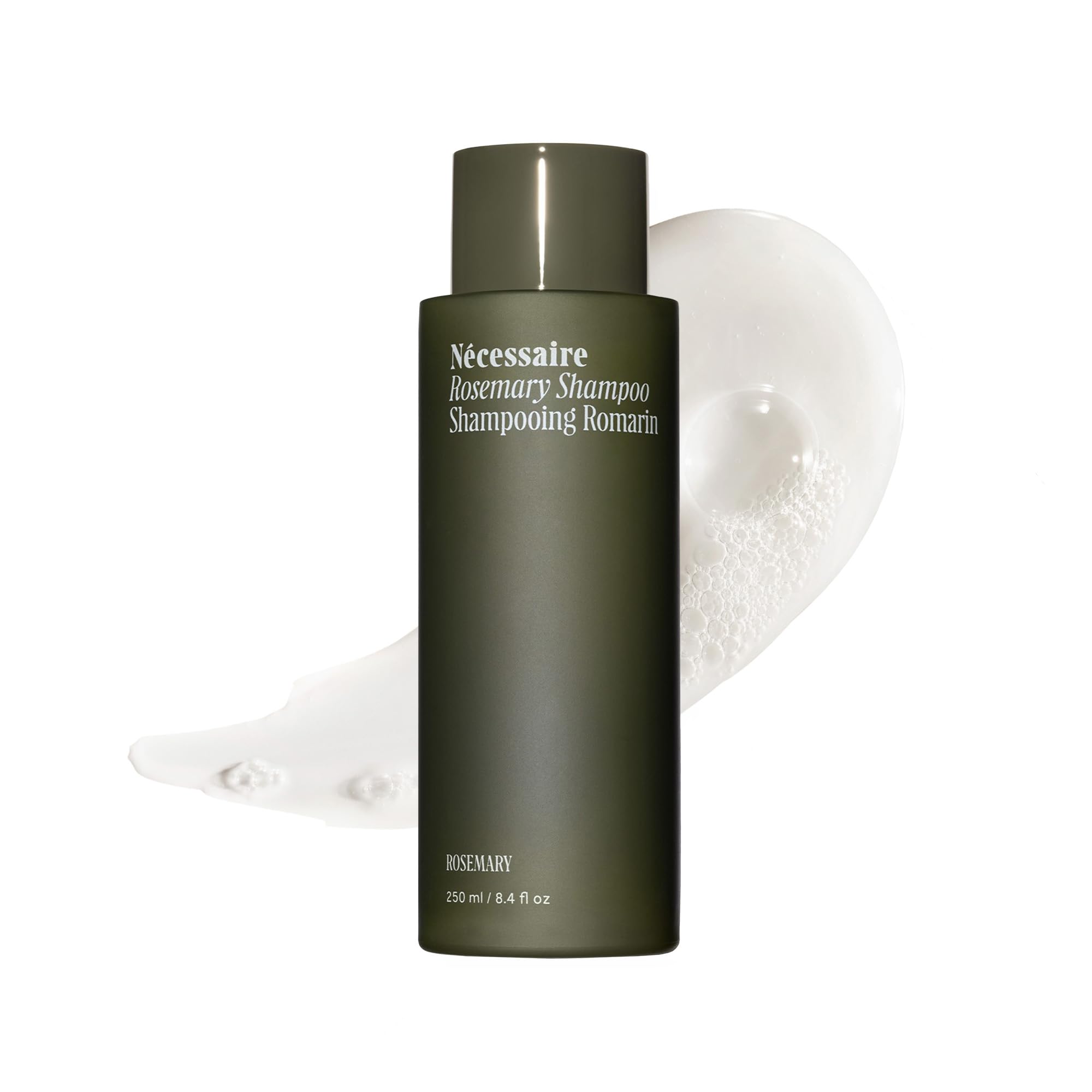 Nécessaire Rosemary Shampoo | Multi-Protein Strengthening Cleanse For Thinning Hair. For Women + Men. Good For All Hair Types/Textures. Free Of Sulfates. Color-Safe. 250 ml / 8.4 oz