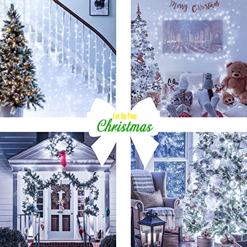 JMEXSUSS Orange Battery Operated Halloween Lights, 33ft 100 LED Battery Operated Christmas String Lights, Orange Twinkle Mini Lights with Remote Indoor Outdoor Waterproof for Halloween Decorations