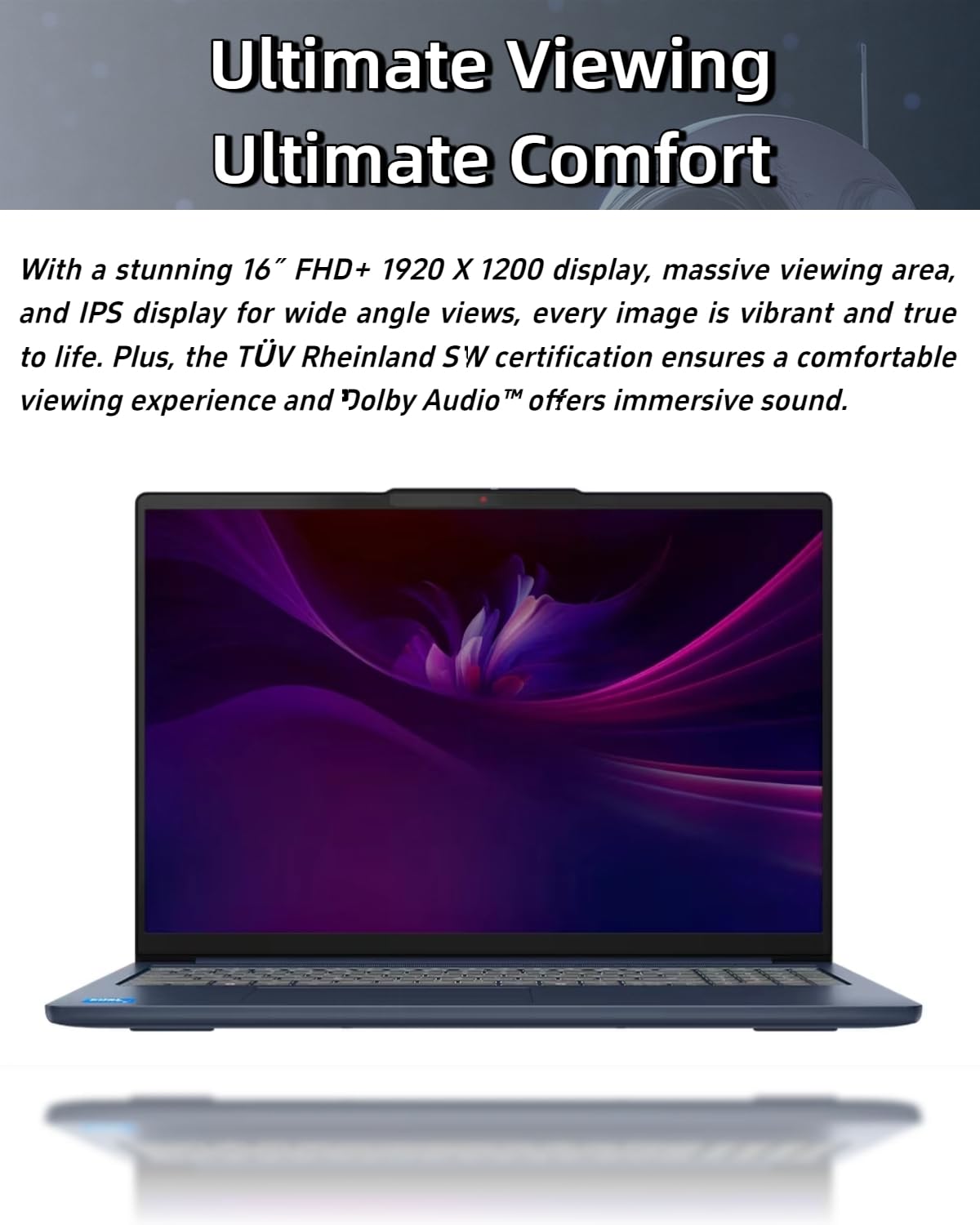 Lenovo IdeaPad Copilot+ Business Laptop - 16" FHD+ Touchscreen - Intel 10-Core 7 240H(Beat Ultra 7 255U) - Facial Login IR Cam - Backlit KB - Win 11 Pro - Redrgon Bundle (32GB DDR5 | 1TB SSD)