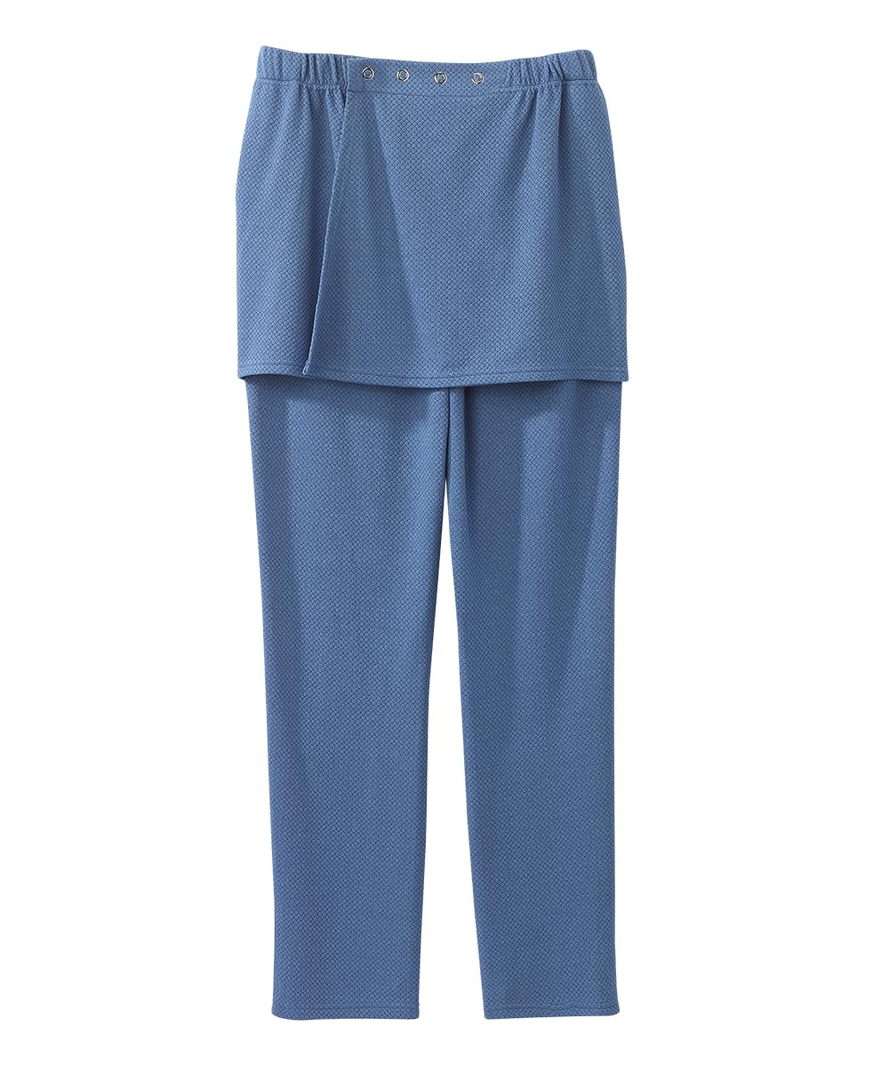 Silvert's Adaptive Clothing & Footwear Women’s Open Back Stretch Knit Pant - Denim 3XL