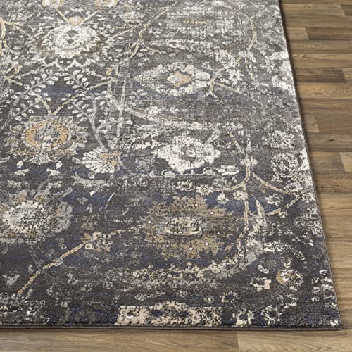 Mark&Day Area Rugs, 2x3 Avellino Traditional Black Area Rug, Grey Black Beige Carpet for Living Room, Bedroom or Kitchen (2' x 2'11")