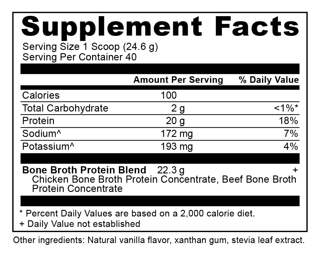 Ancient Nutrition Protein Powder Made from Real Bone Broth, Vanilla, 20g Protein Per Serving, 40 Serving Tub, Gluten Free Hydrolyzed Collagen Peptides Supplement, Great in Protein Shakes